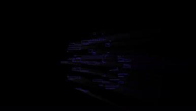 蓝紫系列科技风点线面AE动效视频的预览图